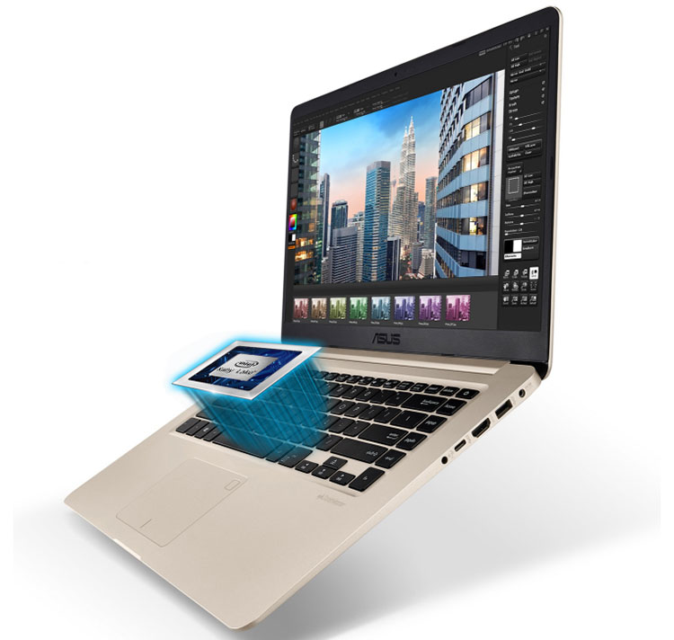 Laptop Asus Vivobook S15 S510UN-BQ276T Core i5-8250U Gold (S510UN-BQ276T)