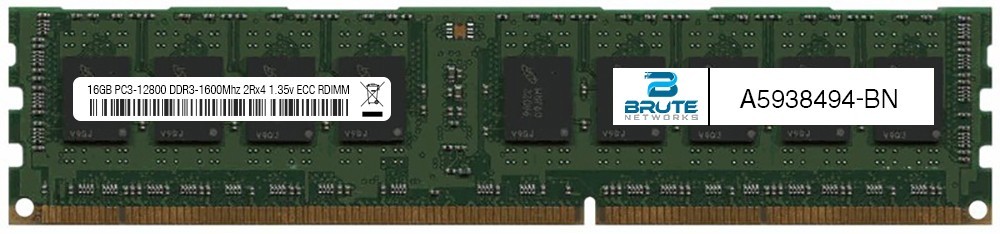 A5938494 Dell 16GB PC3-12800R DDR3 ECC