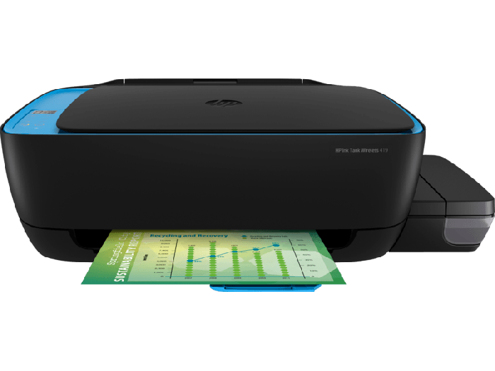 Máy in HP Ink Tank Wireless 419 (Z6Z97A), In phun màu tiếp mực ngoài chính hãng