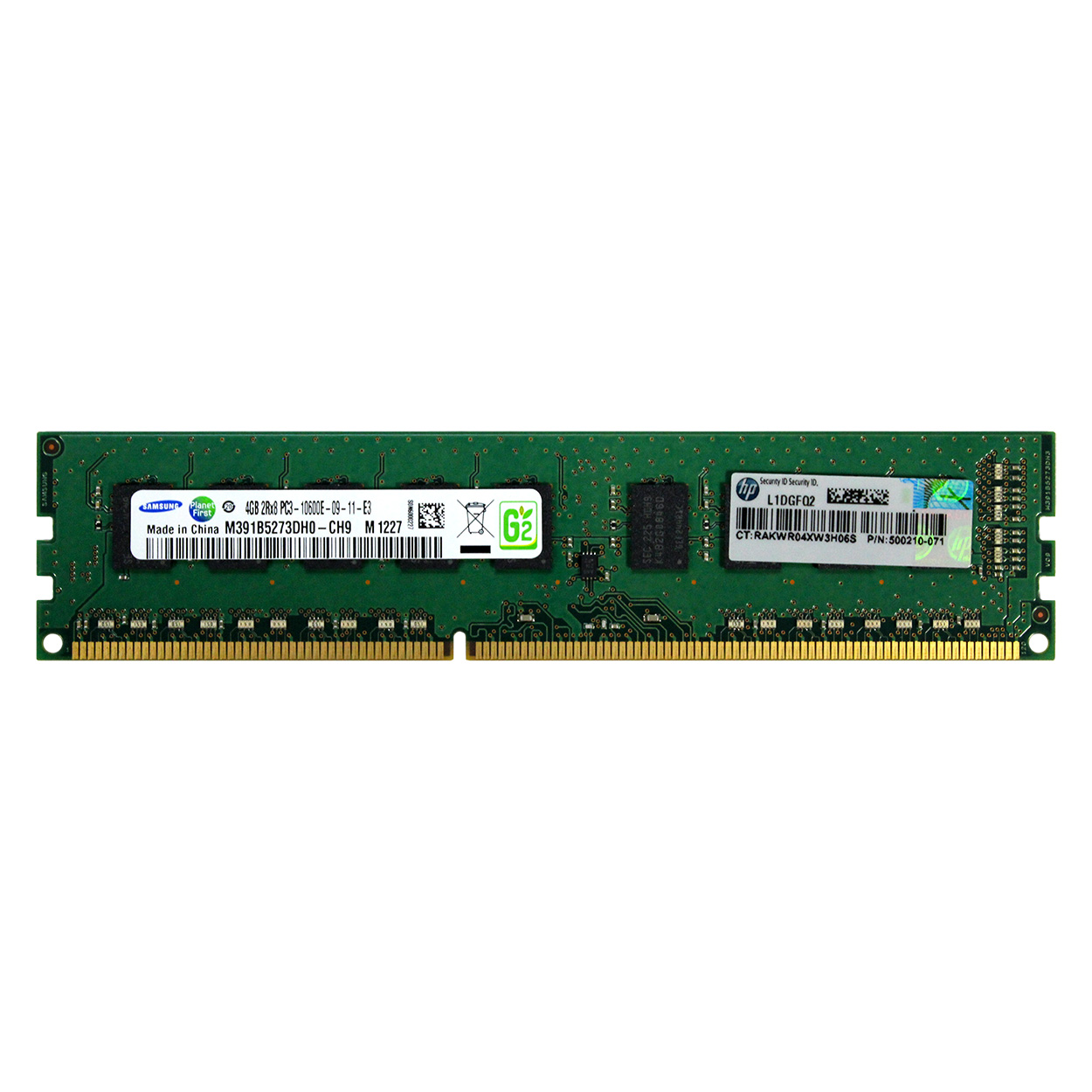 500672-B21-RAM DDR3 HP 4Gb (1x4Gb) 1333 MHz PC3-10600E UDIMM