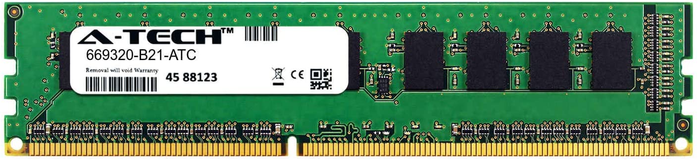 669320-B21 RAM HP 2GB PC3-12800E (DDR3-1600) Unbuffered CAS-11