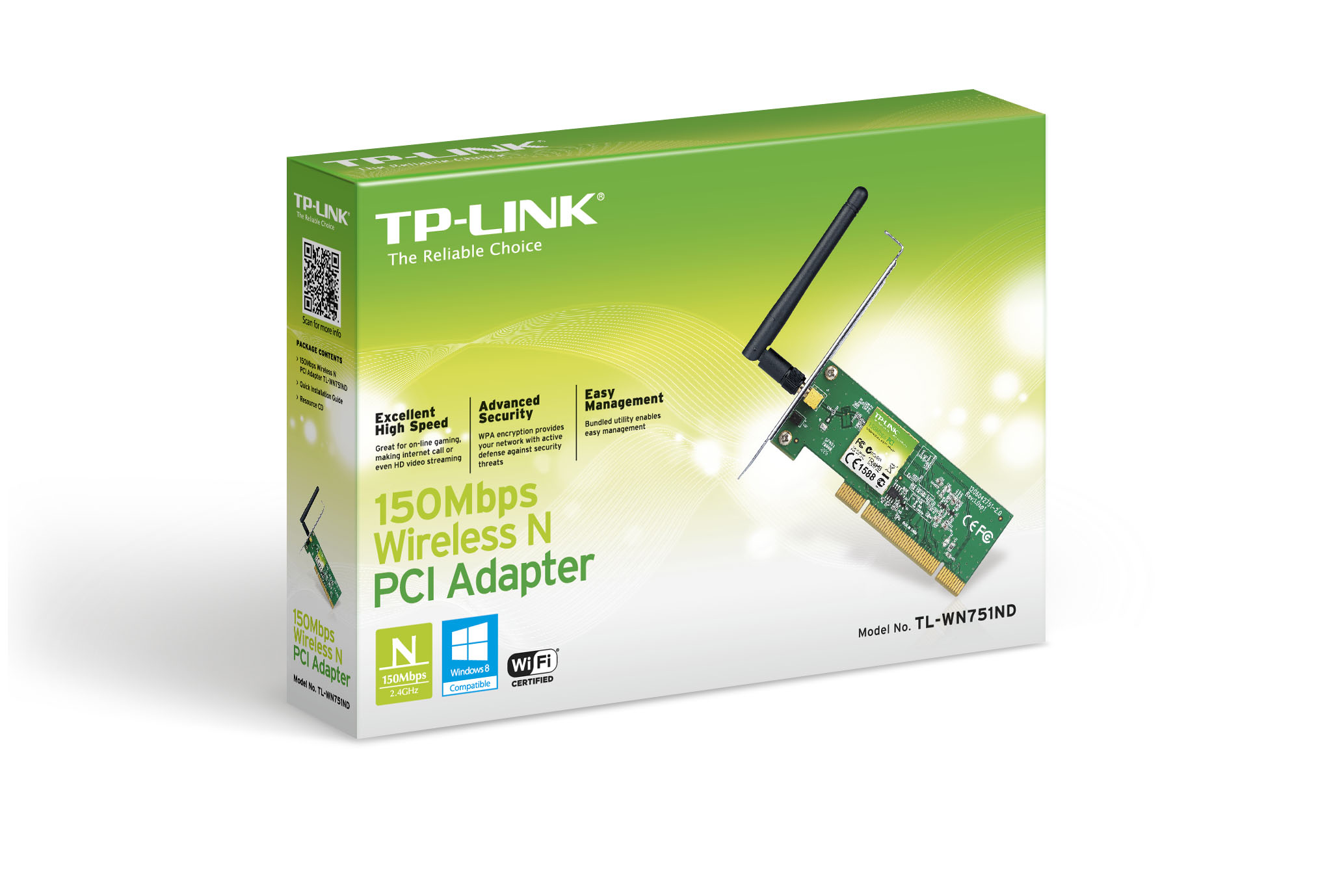 Wireless N PCI Adapter TP-Link TL-WN751ND