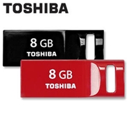 USB 8GB Toshiba Suruga Mini USB Flash Drive 8GB – White (THNU08ENSPUR)