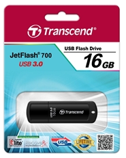USB 16GB Transcend JetFlash 700 USB 3.0 Flash Drive (TS16GJF700)