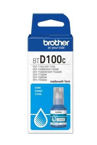Mực in Brother BTD100C - Cyan