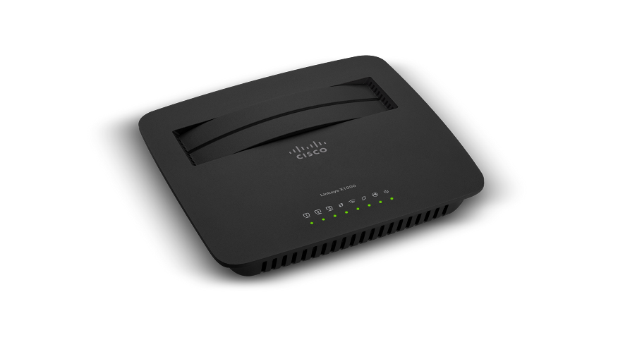 Linksys X1000 - N300 Wireless Router with ADSL2+ Modem (X1000)
