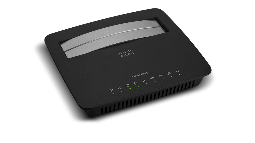 Linksys X3500, N750 Dual-Band Wireless Router with ADSL2+ Modem and USB (X3500)