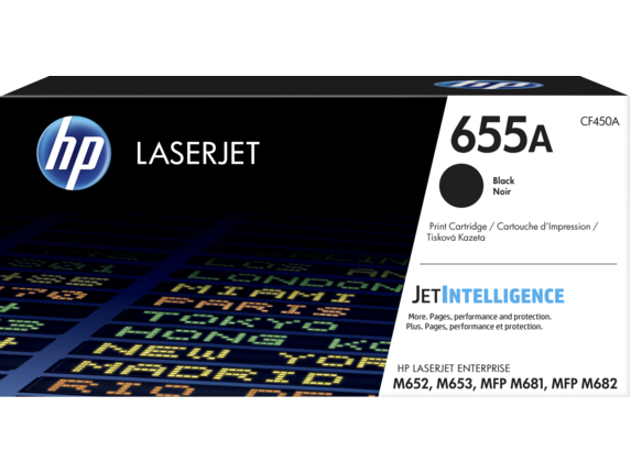 Mực in HP 655A Black Original LaserJet Toner Cartridge (CF450A)