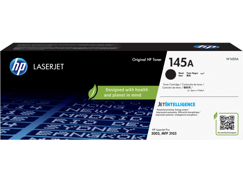 HP 145A Black Original LaserJet Toner Cartridge (W1450A)