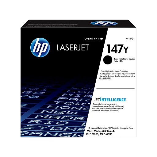 Mực in HP 147Y Black Original Laser Toner Cartridge (W1470Y)