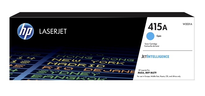 Mực in HP 415A Cyan Original LaserJet Toner Cartridge (W2031A)