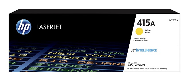 Mực in HP 415A Yellow Original LaserJet Toner Cartridge (W2032A)