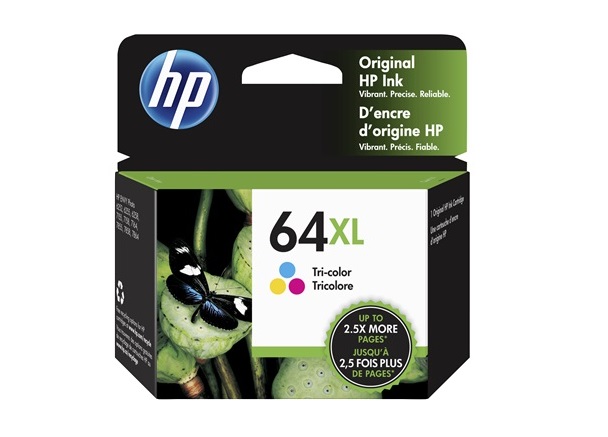 Mực in HP 64XL High Yield Tri-color Original Ink Cartridge (N9J91AN)