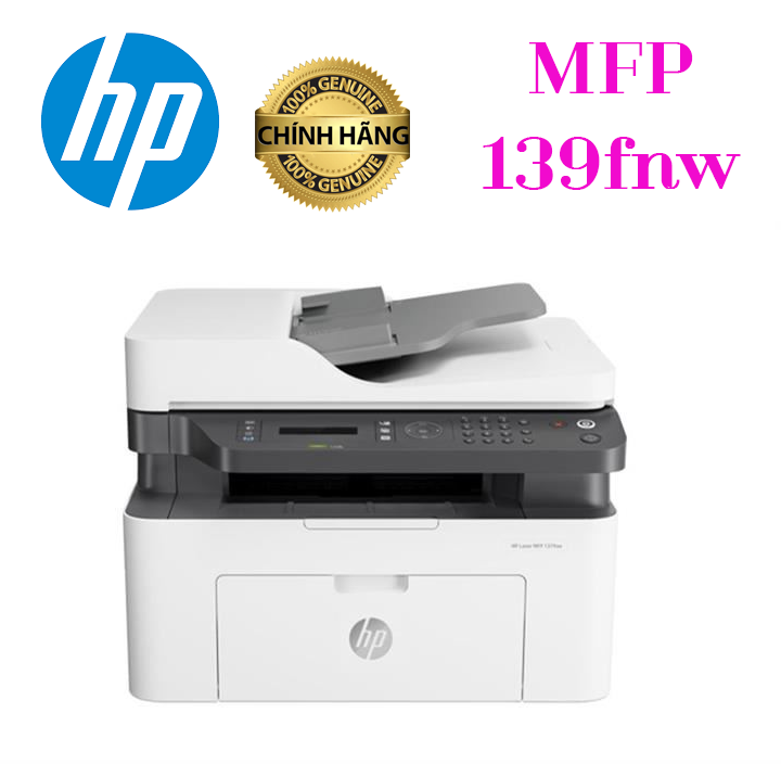 Máy in đa chức năng HP Laser MFP 139fnw Printer (A0NU1A)