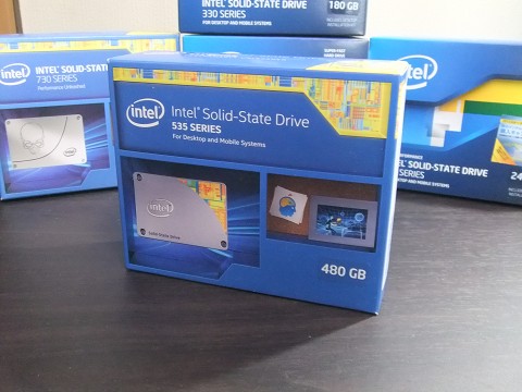 Intel SSD 535 Series  (480GB, 2.5in SATA 6Gb/s, 16nm, MLC)