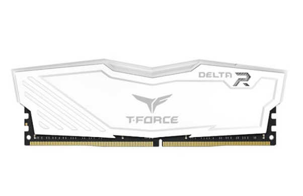 TEAM T-FORCE DELTA RGB WHITE 16G (2X8GB) DDR4 - 3000MHz