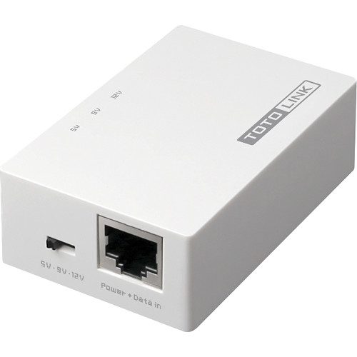 PoE adapter 48VDC TotoLink POE100