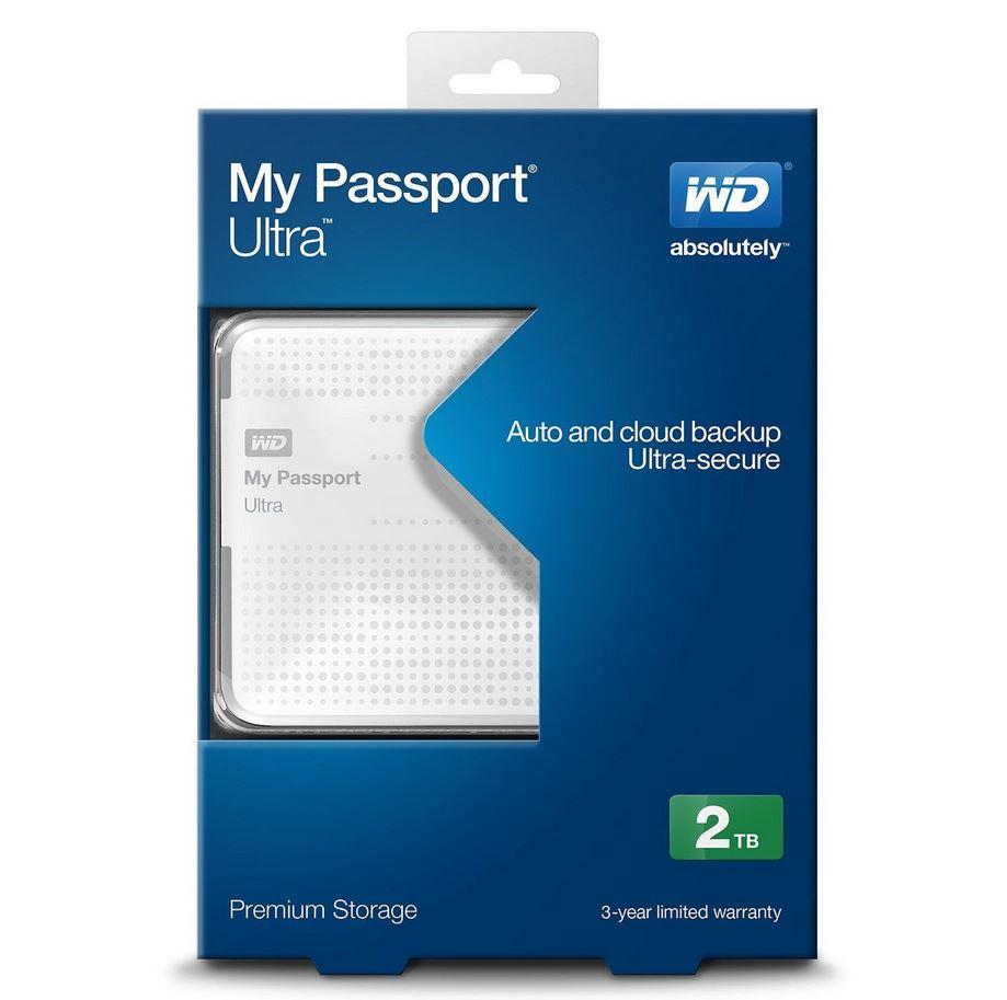 WD My Passport Ultra 2TB, White (WDBMWV0020BWT)