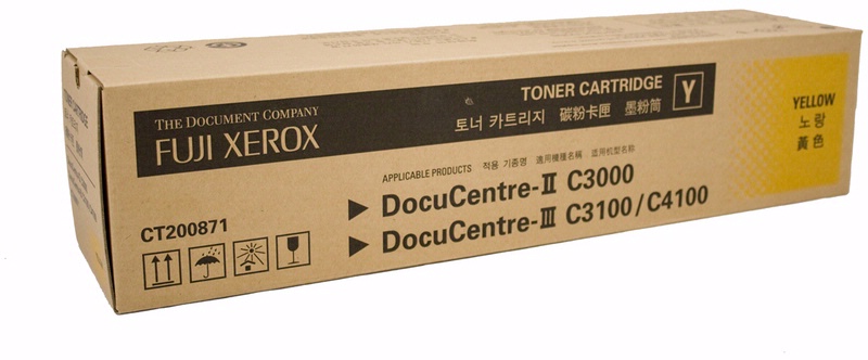 Mực in Xerox DocuCentre III C3100/C4100, Yellow toner cartridge (CT200871)