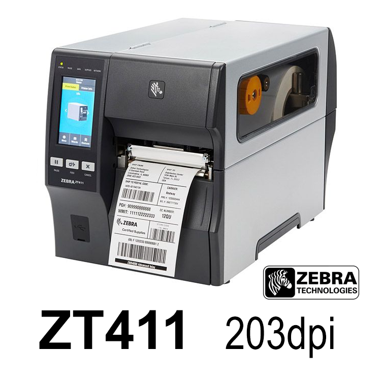 Máy in mã vạch Zebra ZT411 - 203dpi