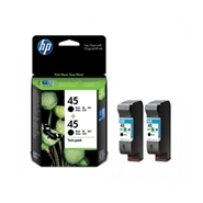Mực in HP 45 hộp đôi Black Original Ink Cartridges (CC625AA)